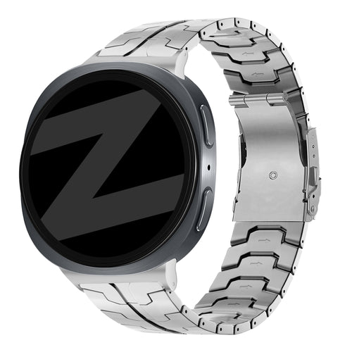 Bandz Samsung Galaxy Watch 8 Classic Steel Strap 'Iron' (Silver)