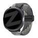 Bandz Samsung Galaxy Watch 8 - 44mm Magnetisches Geflochtenes Armband (Mandala Schwarz)