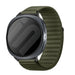 Samsung Galaxy Watch 9 - 44mm Wave Nylonarmband (Dunkelgrün)