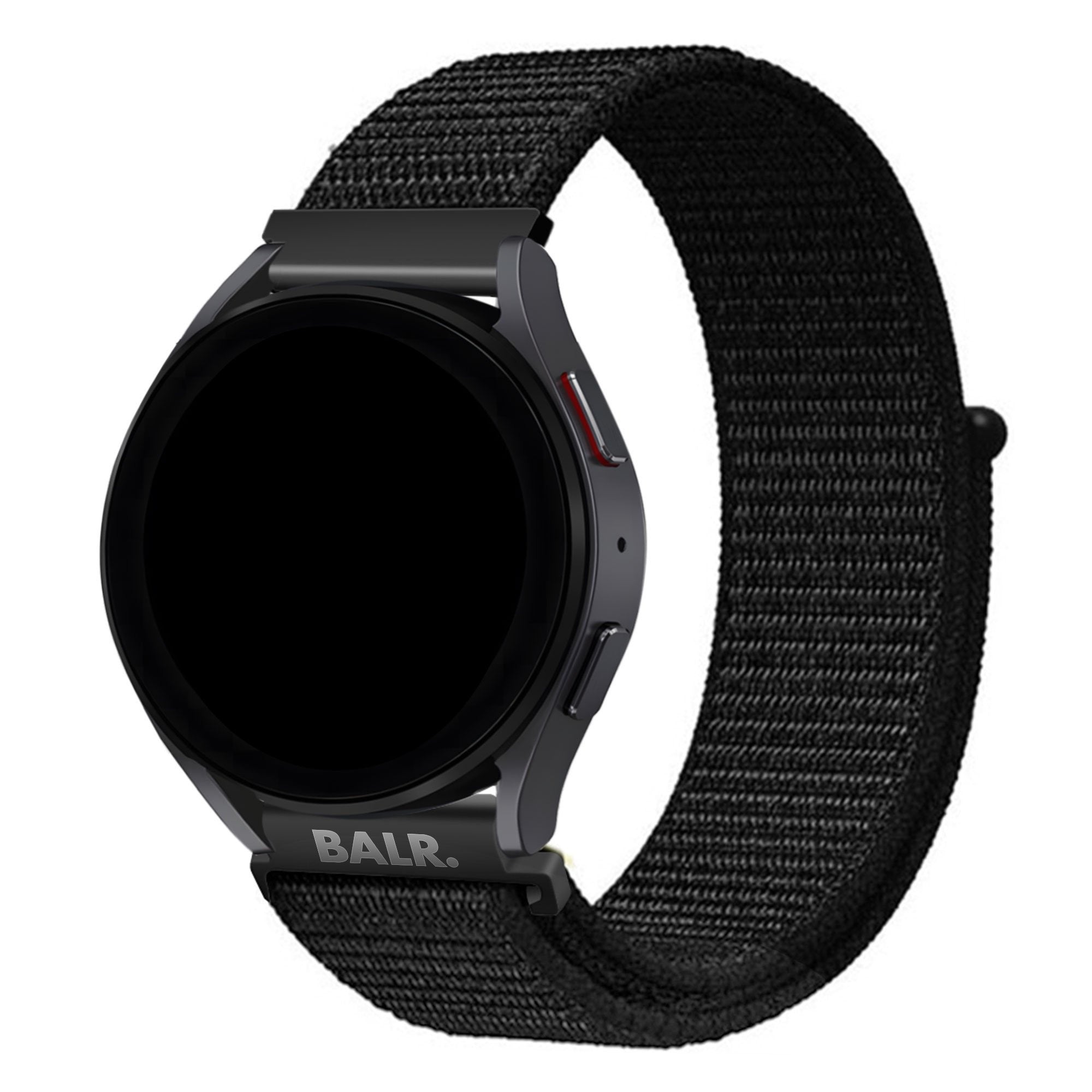 BALR Samsung Galaxy Watch FE Nylonarmband (Schwarz)