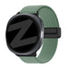 Bandz Samsung Galaxy Watch 8 - 44mm Magnetic Braided Strap (Viridian)