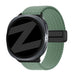 Bandz Samsung Galaxy Watch 9 - 44mm Magnetisch Geflochtenes Armband (Viridiangrün)