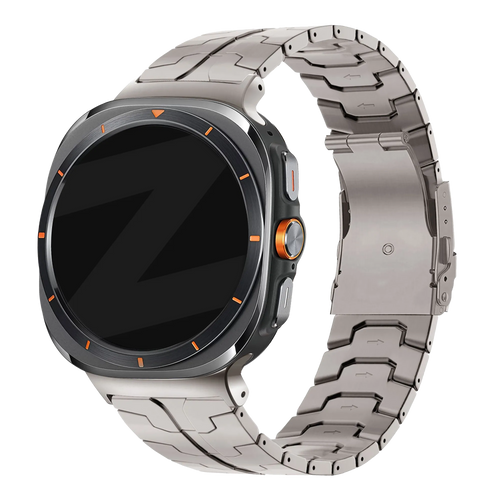 Bandz Samsung Galaxy Watch Ultra 2 Titanarmband 'Iron' (Titan)