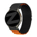 Bandz Samsung Galaxy Watch Active Alpine Nylonarmband (Schwarz/Orange)