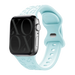 xoxo Wildhearts Apple Watch Silikonarmband Leopard Muster (Baby Blau)