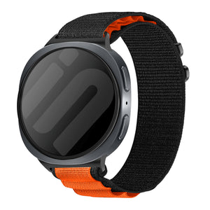 Samsung Galaxy Watch 8 - 44mm Alpine Armband (Schwarz/Orange)