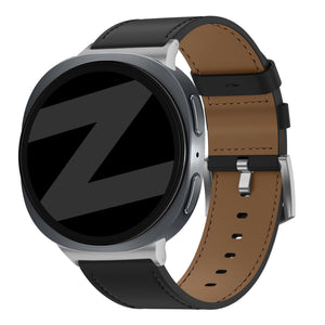 Bandz Samsung Galaxy Watch 8 - 40mm Leather Strap 'Classic' (Black)