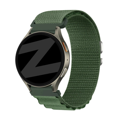 Bandz Suunto 9 Peak Pro Alpine Nylonarmband (Armeegrün)