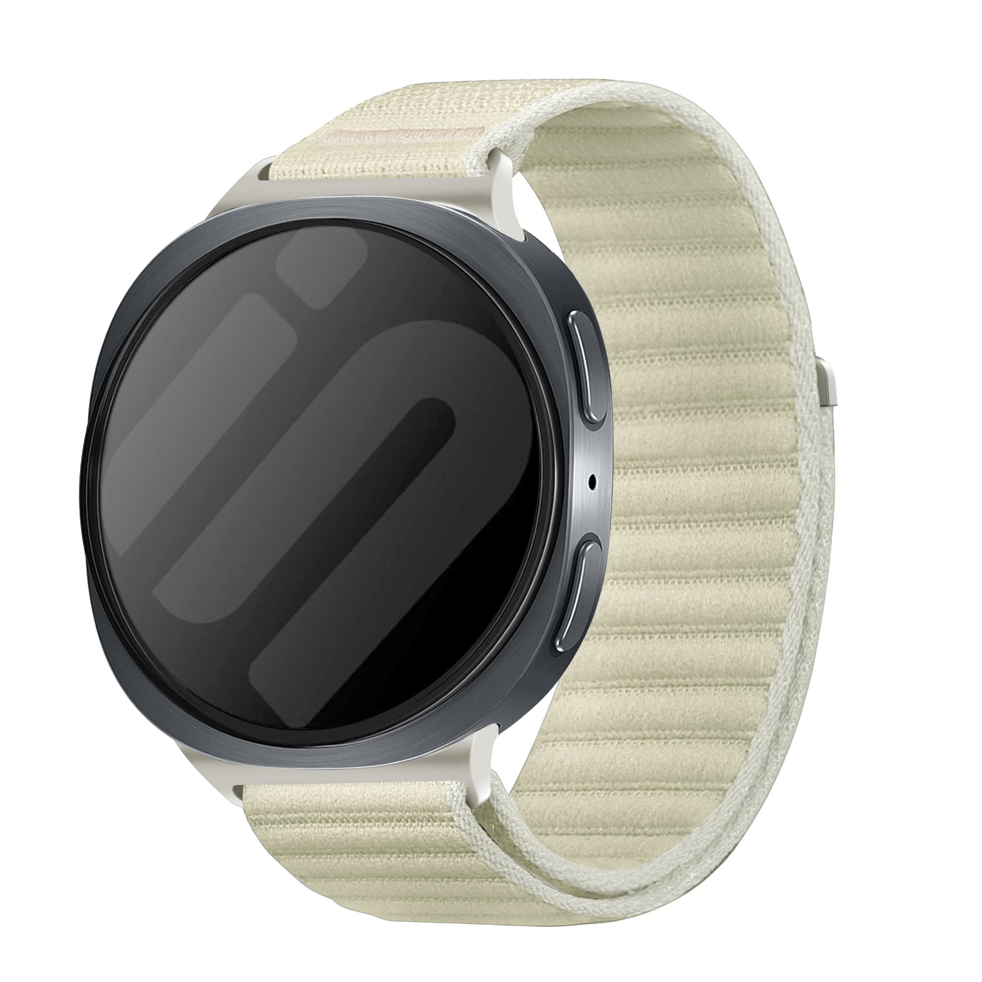 Samsung Galaxy Watch 9 - 40mm Wave Nylonarmband (Polarstern)
