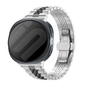 Samsung Galaxy Watch 8 Classic Jubilee Steel Strap (Silver/Black)
