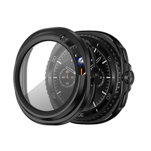 Bandz Samsung Galaxy Watch 8 Classic PC Hülle mit Glas (Schwarz)