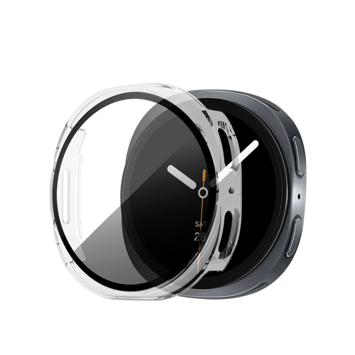 Bandz Samsung Galaxy Watch 8 - 44mm PC Hülle mit Glas (Transparant)