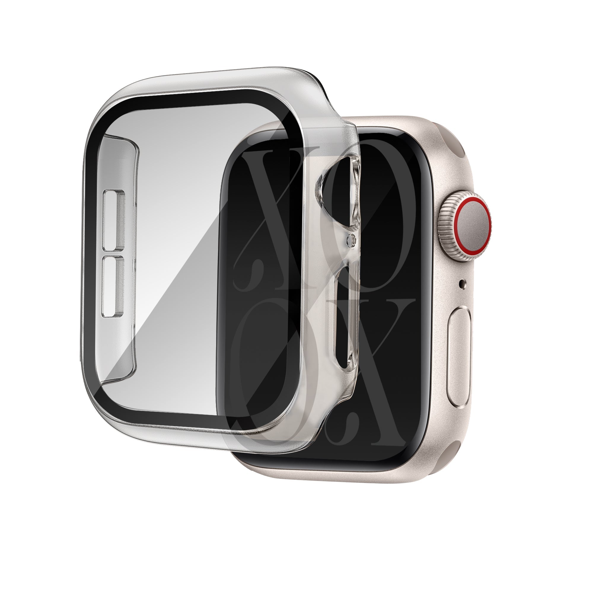 xoxo Wildhearts Apple Watch Hülle - Transparent