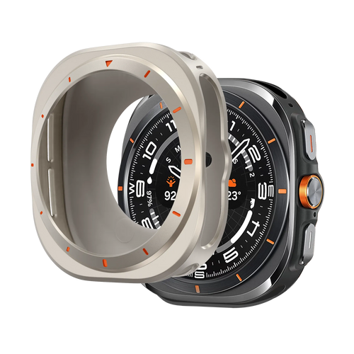 Bandz Samsung Galaxy Watch Ultra Metall Hülle (Titan)