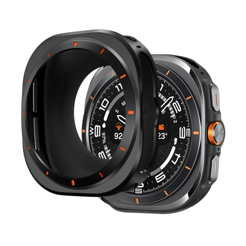 Bandz Samsung Galaxy Watch Ultra Metall Hülle (Schwarz)