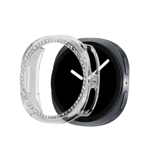Bandz Samsung Galaxy Watch 8 - 40mm Diamant PC Hülle (Transparant)
