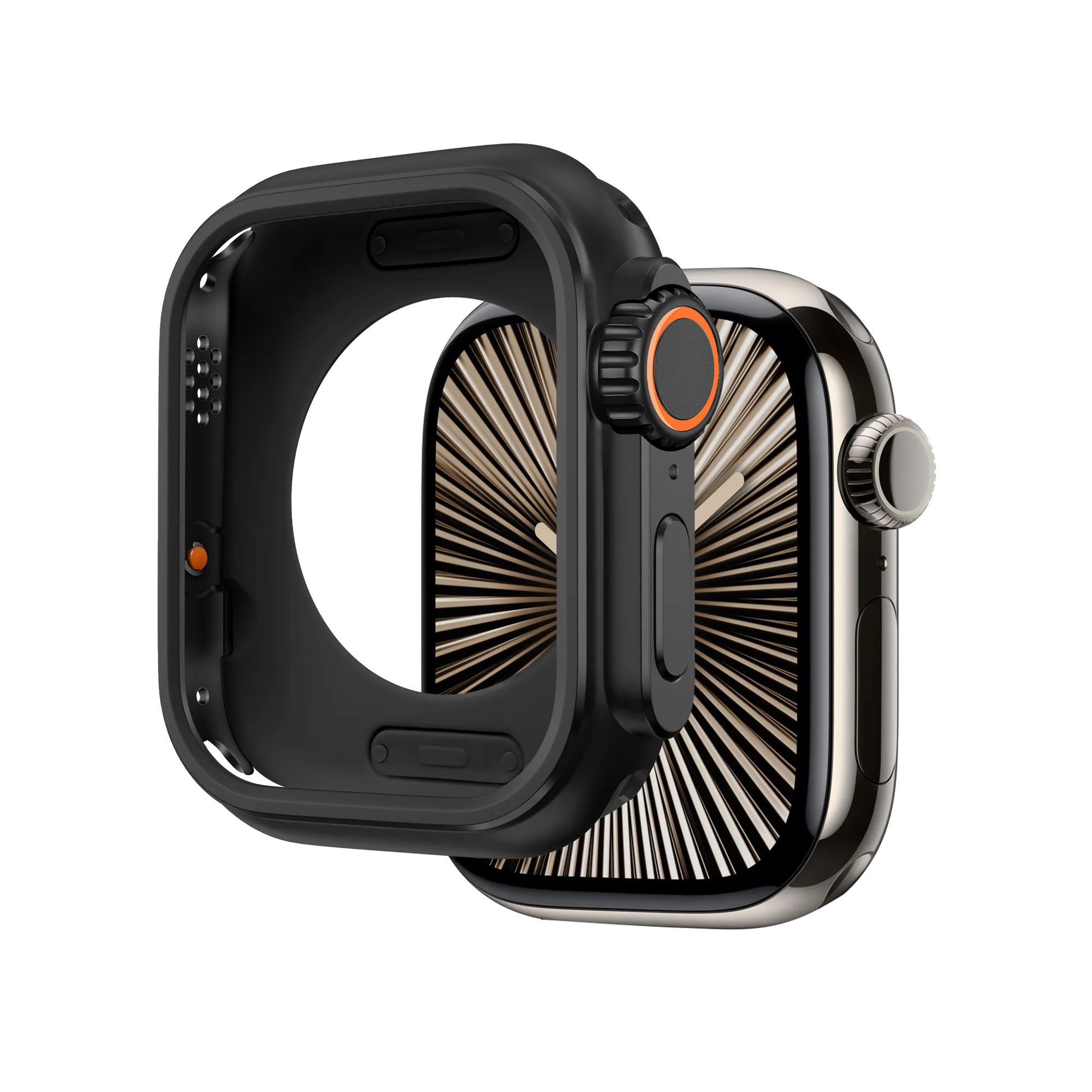 Bandz Apple Watch Metall Hülle (Schwarz)