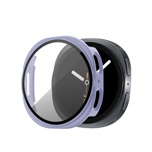 Bandz Samsung Galaxy Watch 8 - 40mm / 9 - 40mm PC Cover with Glass (Purple)