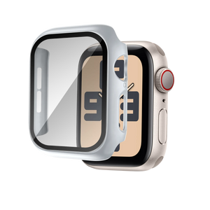 Bandz Apple Watch 10/11 PC Case with Glass (Silver)