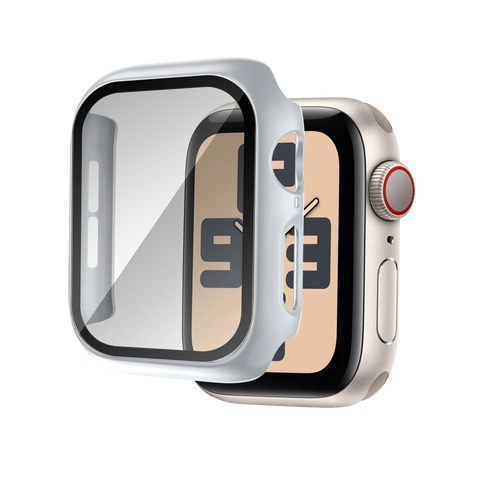 Bandz Apple Watch 10/11 PC Case with Glass (Silver)