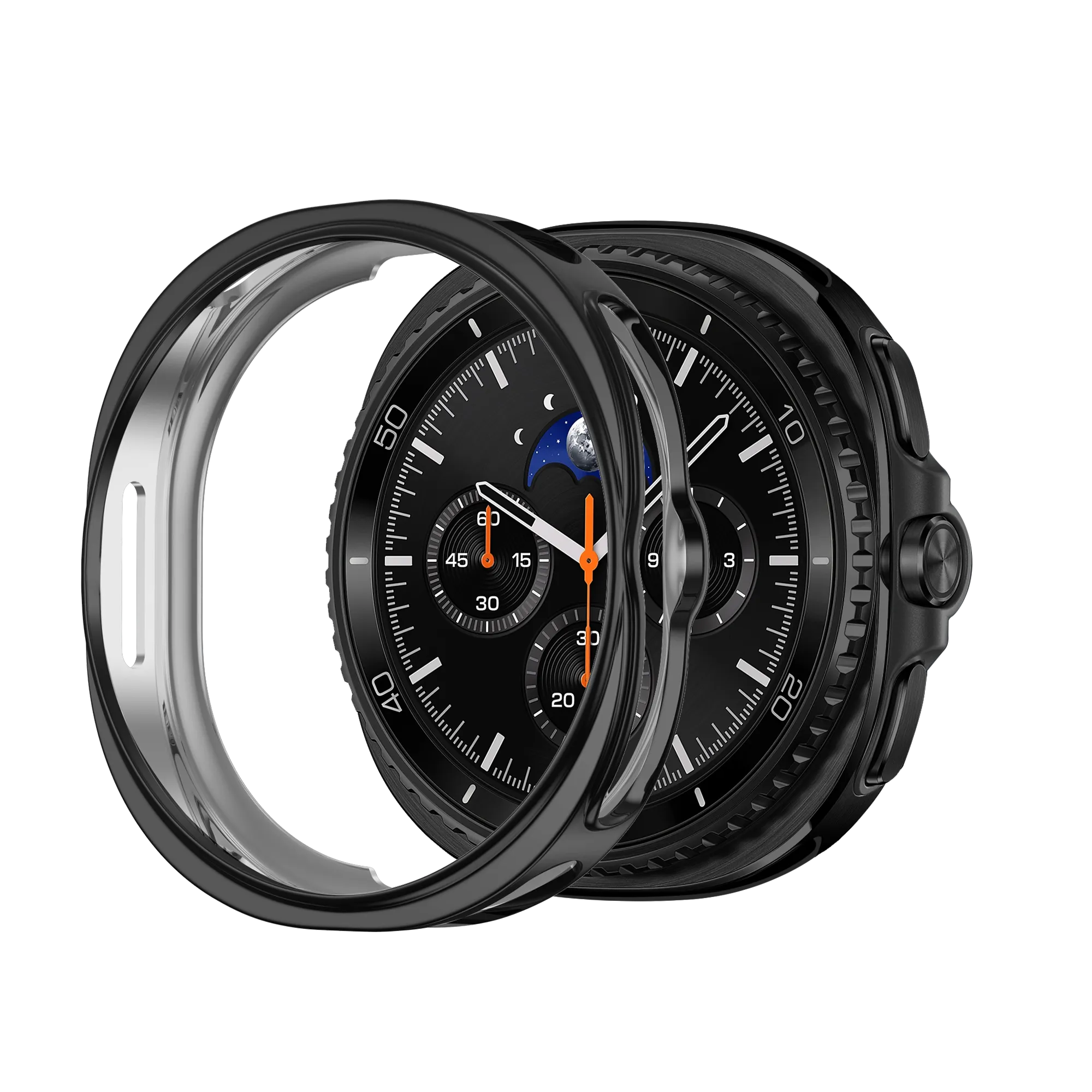 Bandz Samsung Galaxy Watch 8 Classic TPU Hülle (Schwarz)