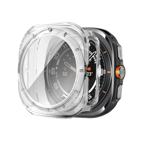 Bandz Samsung Galaxy Watch Ultra PC-Gehäuse mit Glass (Transparent)