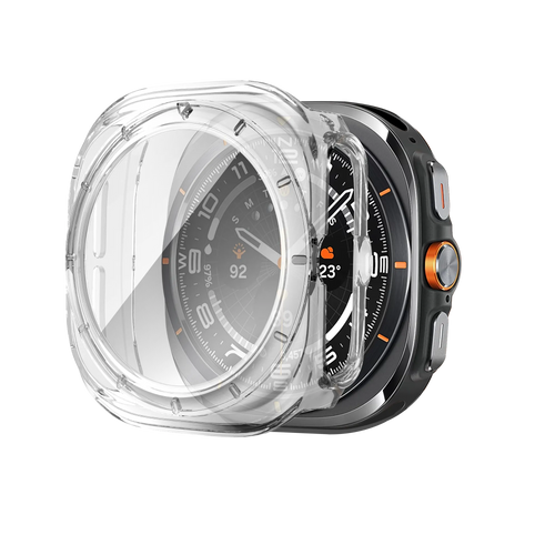 Bandz Samsung Galaxy Watch Ultra PC-Gehäuse mit Glass (Transparent)