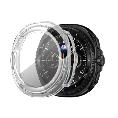 Bandz Samsung Galaxy Watch 8 Classic PC Hülle mit Glas (Transparant)