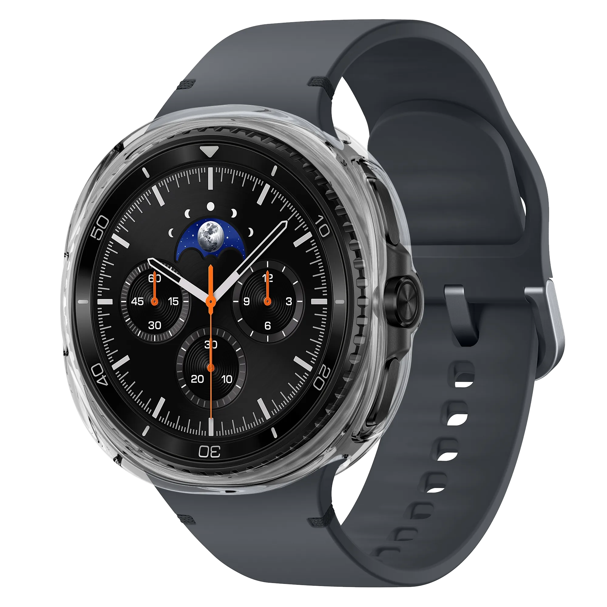 Bandz Samsung Galaxy Watch 8 Classic TPU Hülle (Transparant)