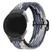 Samsung Galaxy Watch 7 - 40mm gewebtes Nylonarmband (Schwarz/Weiß)