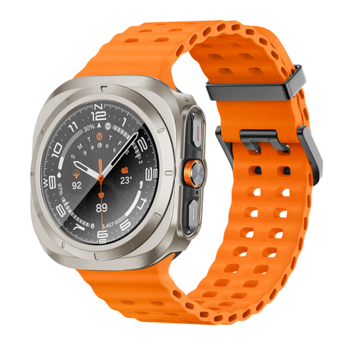 Bandz Samsung Galaxy Watch Ultra PC-Gehäuse mit Glass (Titan)