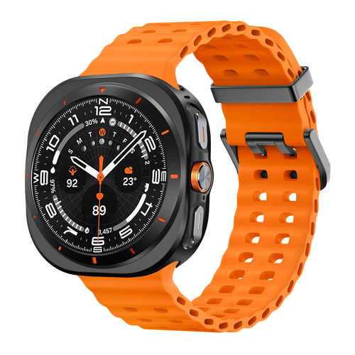 Bandz Samsung Galaxy Watch Ultra Metall Hülle (Schwarz)