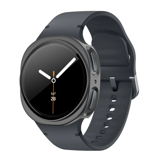Bandz Samsung Galaxy Watch 8 - 44mm PC Hülle mit Glas (Titan Grau)