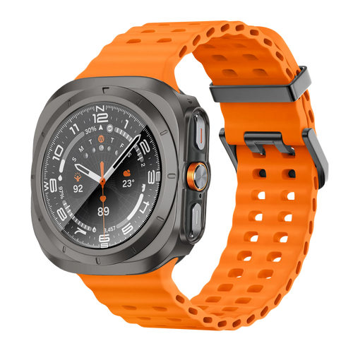 Bandz Samsung Galaxy Watch Ultra PC-Gehäuse mit Glass (Titan Grau)