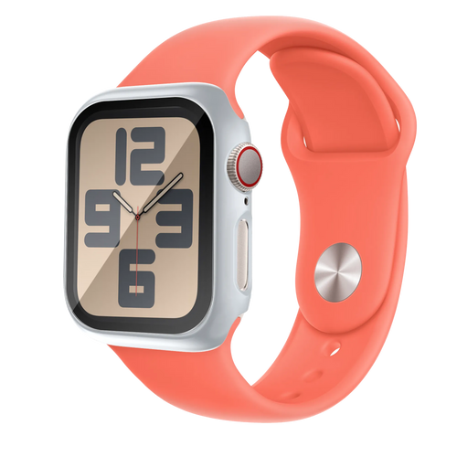 Bandz Apple Watch 10/11 PC Case with Glass (Silver)
