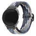 Samsung Galaxy Watch 7 - 44mm gewebtes Nylonarmband (Schwarz/Weiß)