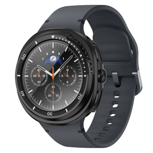 Bandz Samsung Galaxy Watch 8 Classic Bezel Cover with Glass (Black/White)