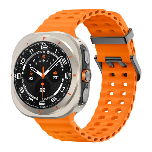 Bandz Samsung Galaxy Watch Ultra Metall Hülle (Titan)