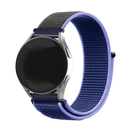 Garmin Venu 4 - 45mm Nylon Strap (Blue/Black)