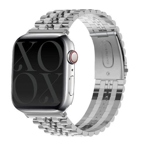 xoxo Wildhearts Apple Watch Stahlarmband (Silber)