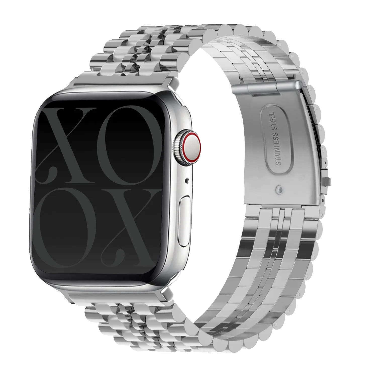 xoxo Wildhearts Apple Watch Stahlarmband (Silber)