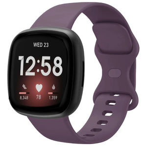 Silicone Strap 'Classic', on a watch, 3/4 front view