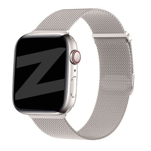 Bandz Apple Watch Ultra Milanese Loop Strap (Starlight)