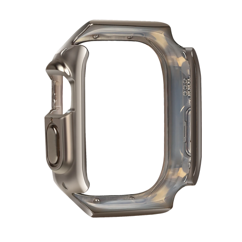 Bandz Apple Watch Ultra - 49mm galvanisiertes TPU-Gehäuse (Titan)