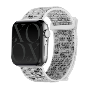 xoxo Wildhearts Apple Watch Nylon Strap (White Leopard)