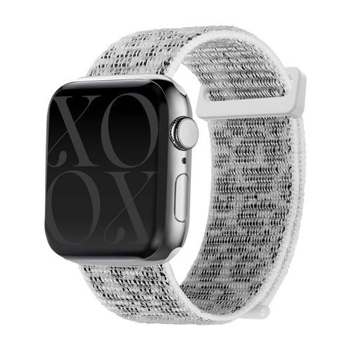 xoxo Wildhearts Apple Watch Nylon Strap (White Leopard)