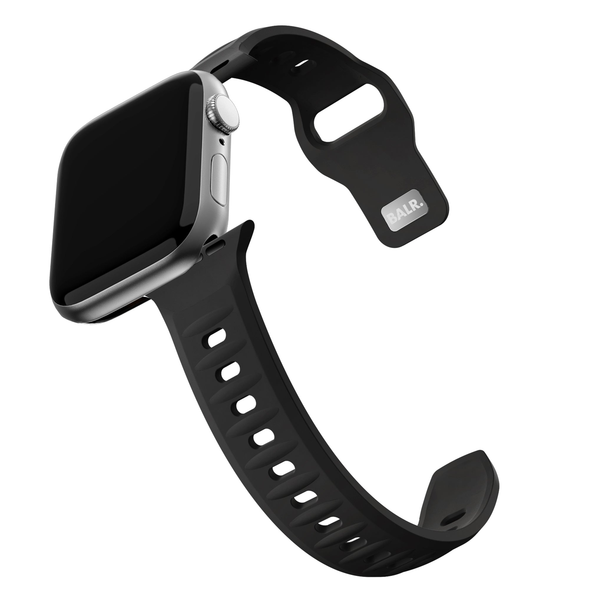 BALR Apple Watch Ultra Outdoor Silikonarmband (Schwarz)