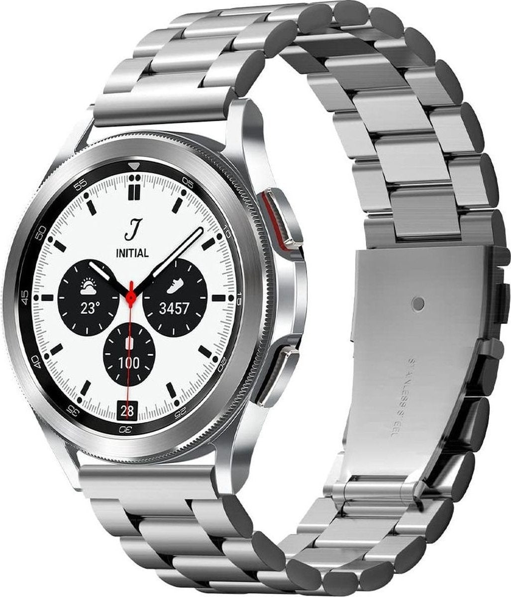 Spigen Samsung Galaxy Watch 4 40mm Stahlarmband (Silber)