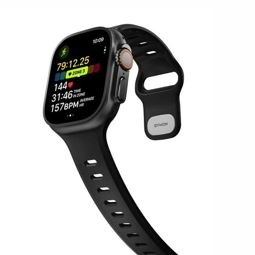 Nomad Apple Watch Silikon Tempo Armband (Schwarz)
