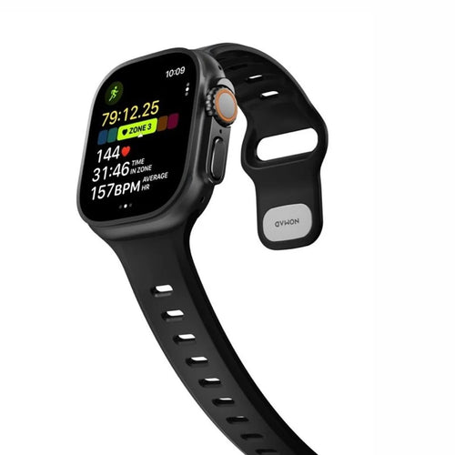 Nomad Apple Watch Silikon Tempo Armband (Schwarz)